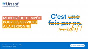 Avance immédiate du crédit d'impôt
